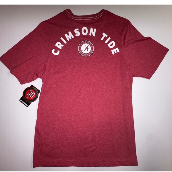 Colosseum Mens Alabama Crimson Tide Football T Shirt Size S Crimson - Picture 5 of 7